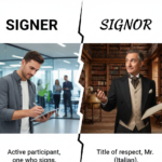 Signer vs Signor: Understanding the Difference