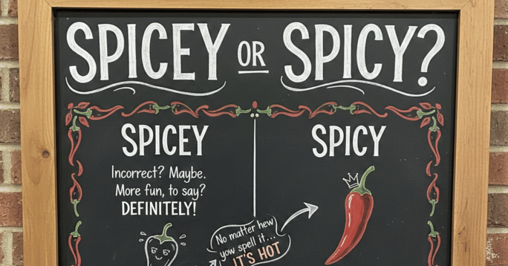Spicey or Spicy: What’s the Correct Spelling?