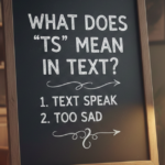 What Does TS Mean in Text?