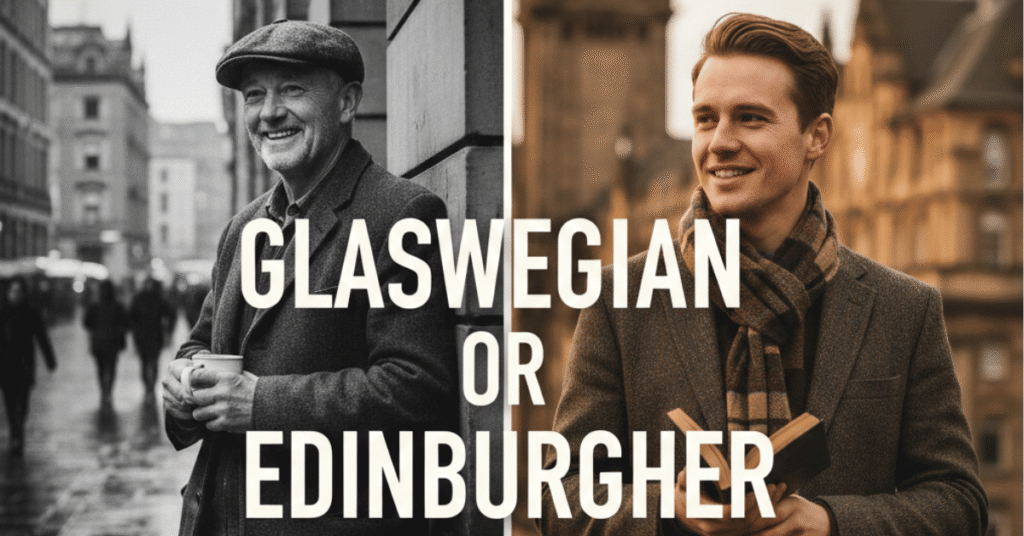 Glaswegian or Edinburgher: Who Are They