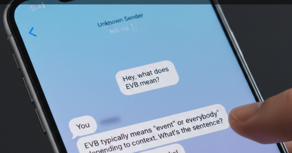 EVB Meaning in Text: What It Really Stands For