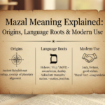 create an image "Mazal Meaning Explained: Origins, Language Roots & Modern Use"