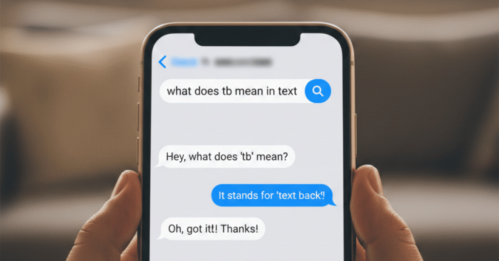 What Does TB Mean in Text? A Clear & Simple Guide