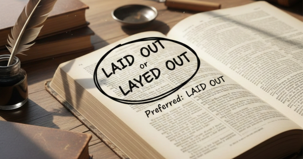 Laid Out or Layed Out: Which One Is Correct?