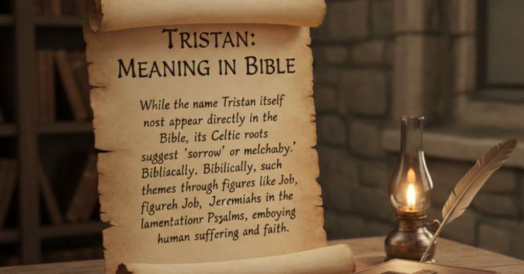 Tristan Meaning in Bible: Origin, Symbolism & Truth