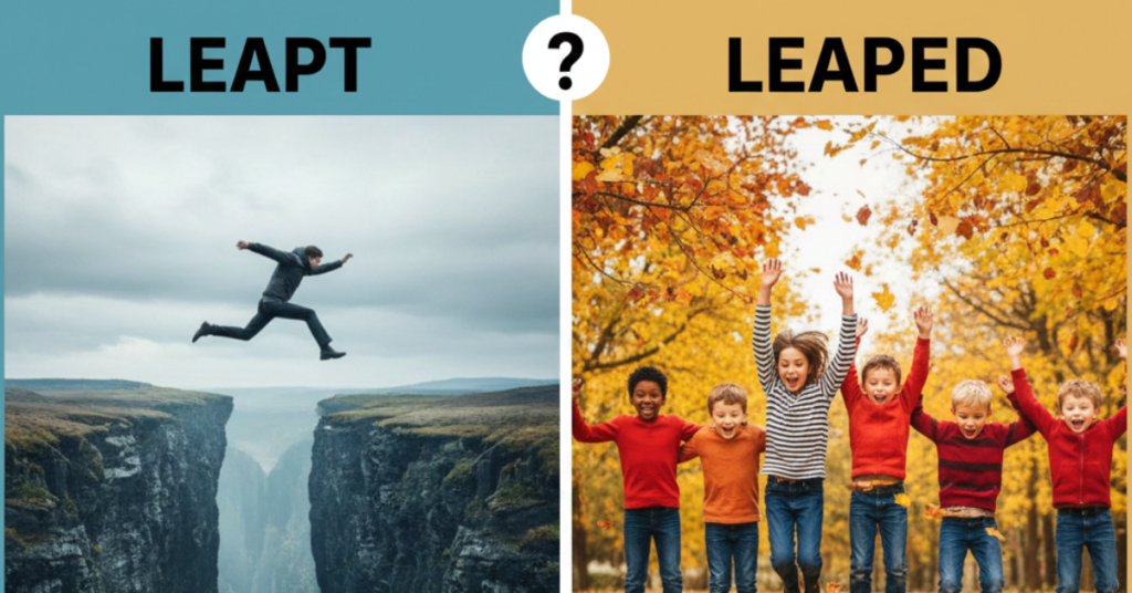 Leapt or Leaped: Which One Is Correct and When to Use Each