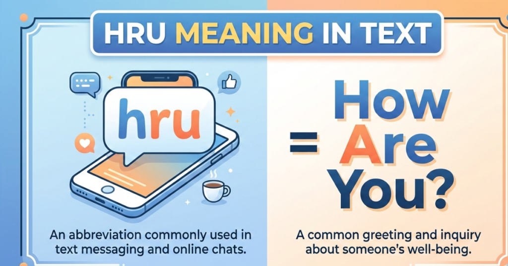 HRU Meaning in Text: What It Really Means (And Why Everyone Uses It)